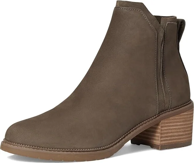 TOMS Hailey Women's Boots Brown Sugar Leather : 9 B - Medium - Image 11