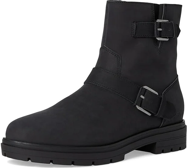 TOMS Ionie Moto Women's Boots Black : 5.5 B - Medium, Suede - Image 5