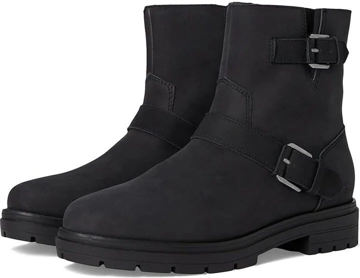 TOMS Ionie Moto Women's Boots Black : 5.5 B - Medium, Suede