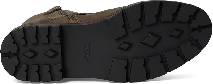TOMS Ionie Moto Women's Boots Canteen : 5 B - Medium, Suede - Image 3