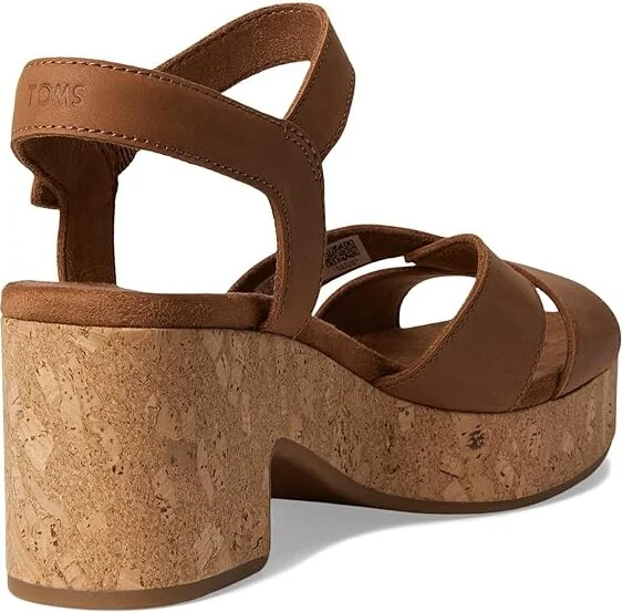 TOMS Isla Women's Sandals Brown Sugar : 6.5 B - Medium, Rubber/Suede - Image 4