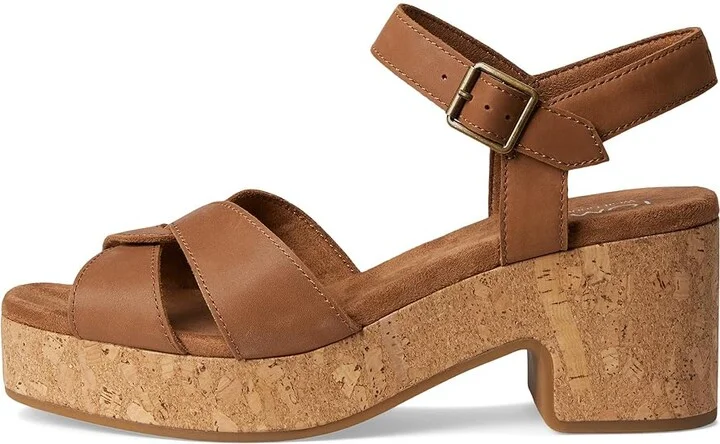 TOMS Isla Women's Sandals Brown Sugar : 6.5 B - Medium, Rubber/Suede - Image 6
