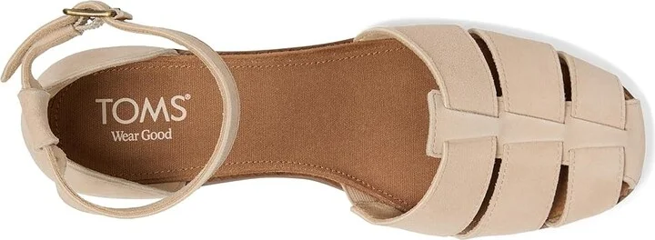 TOMS Jaclyn Fisherman Women's Shoes Almond : 10 B - Medium, Suede - Image 2
