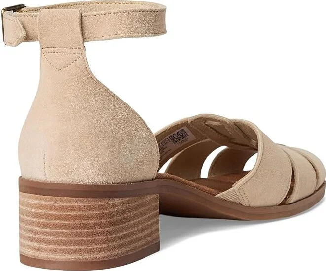 TOMS Jaclyn Fisherman Women's Shoes Almond : 10 B - Medium, Suede - Image 4