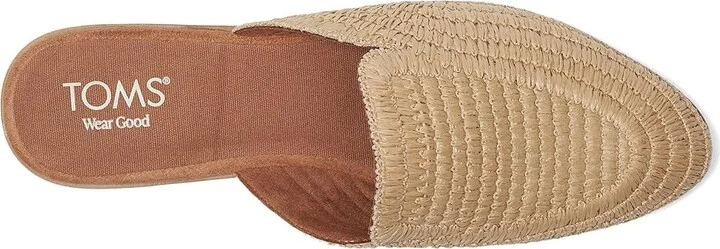 TOMS Jade Women's Shoes Almond Raffia : 6.5 B - Medium, Leather - Image 2