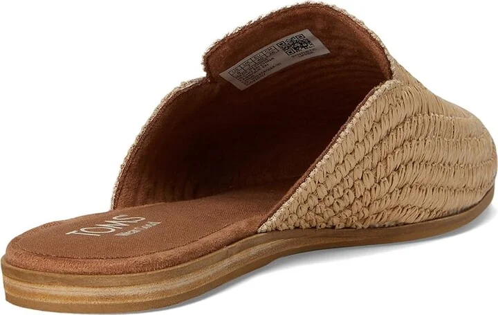 TOMS Jade Women's Shoes Almond Raffia : 6.5 B - Medium, Leather - Image 4