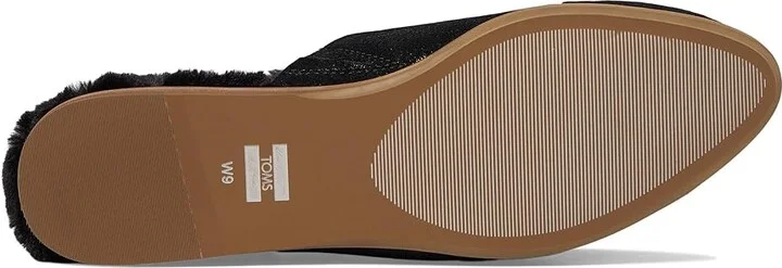 TOMS Jade Women's Shoes Black Metallic Suede : 5 B - Medium, Leather - Image 3