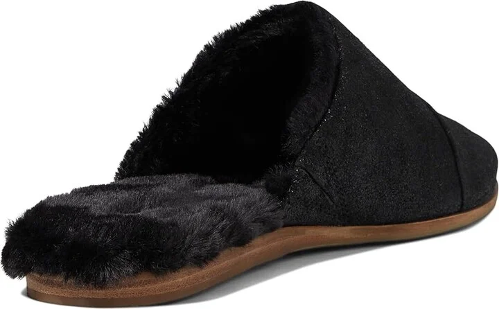 TOMS Jade Women's Shoes Black Metallic Suede : 5 B - Medium, Leather - Image 4