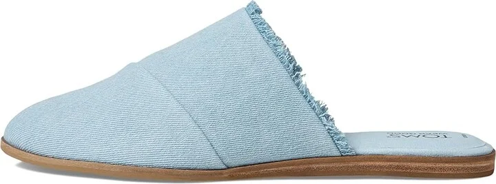 TOMS Jade Women's Shoes Pastel Blue Washed Denim : 6 B - Medium, Leather - Image 5