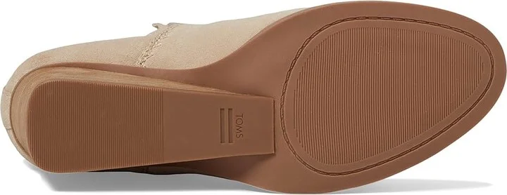 TOMS Kaia Women's Boots Oatmeal Suede : 9 B - Medium, Leather/Suede - Image 3