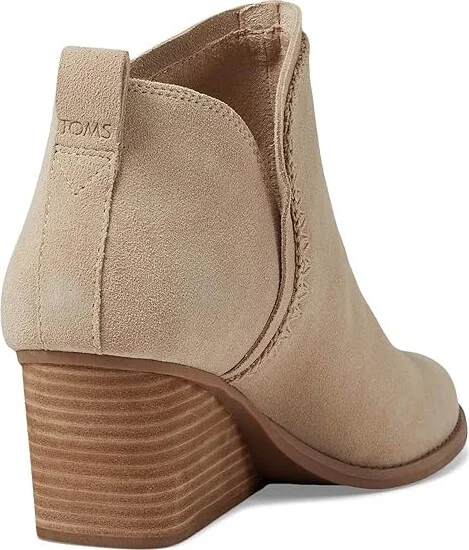 TOMS Kaia Women's Boots Oatmeal Suede : 9 B - Medium, Leather/Suede - Image 4