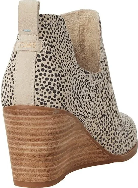 TOMS Kallie Women's Shoes Macadamia Cheetah Suede : 7.5 B - Medium - Image 4