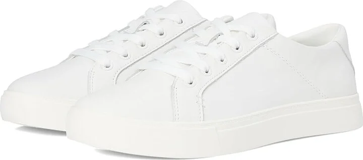TOMS Kameron Lace-Up Women's Shoes White : 9.5 B - Medium, Leather