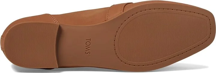 TOMS Lynette Women's Flat Shoes Brown Sugar : 5.5 B - Medium, Leather - Image 3