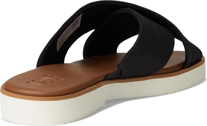 TOMS Mae Crossover Women's Sandals Black : 11 B - Medium, Leather - Image 4
