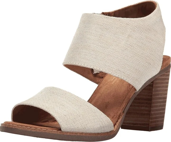 TOMS Majorca Cutout Sandal Women's Shoes Natural Yarn-Dye : 11 B - Medium, Leather - Image 2