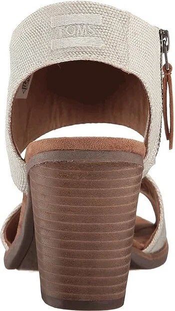 TOMS Majorca Cutout Sandal Women's Shoes Natural Yarn-Dye : 11 B - Medium, Leather - Image 5