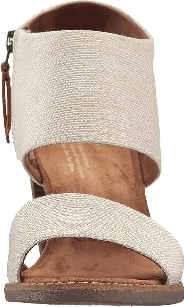 TOMS Majorca Cutout Sandal Women's Shoes Natural Yarn-Dye : 11 B - Medium, Leather - Image 6