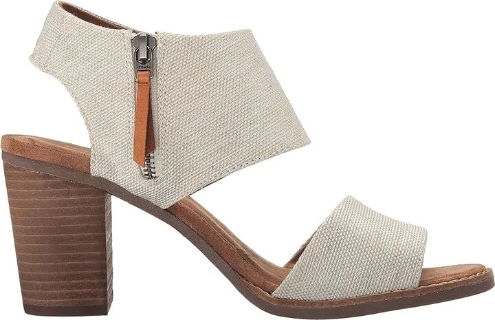 TOMS Majorca Cutout Sandal Women's Shoes Natural Yarn-Dye : 11 B - Medium, Leather - Image 8