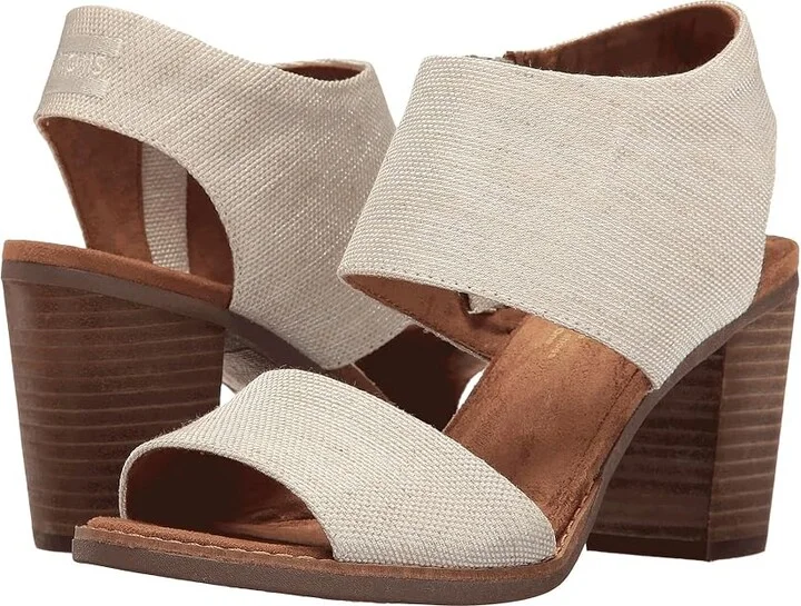 TOMS Majorca Cutout Sandal Women's Shoes Natural Yarn-Dye : 11 B - Medium, Leather