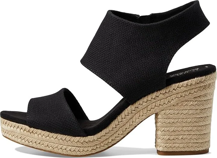 TOMS Majorca Platform Women's Shoes Black Basket Weave : 10 B - Medium - Image 5