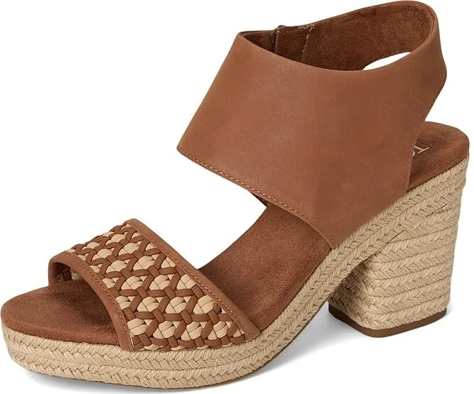 TOMS Majorca Platform Women's Shoes Brown Sugar : 7.5 B - Medium, Textile - Image 5