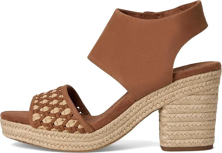 TOMS Majorca Platform Women's Shoes Brown Sugar : 7.5 B - Medium, Textile - Image 6