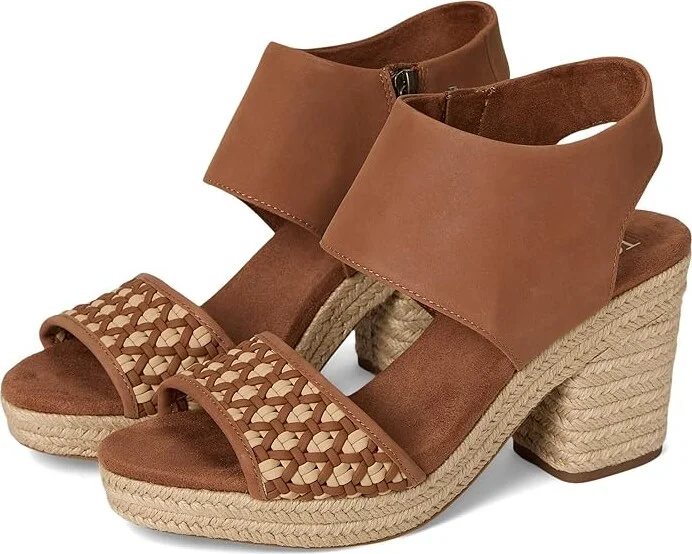 TOMS Majorca Platform Women's Shoes Brown Sugar : 7.5 B - Medium, Textile