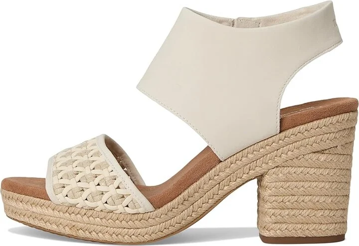 TOMS Majorca Platform Women's Shoes Natural 1 : 10 B - Medium, Textile - Image 6