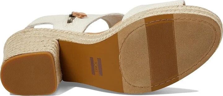 TOMS Majorca Platform Women's Shoes Natural : 10 B - Medium, Textile - Image 3