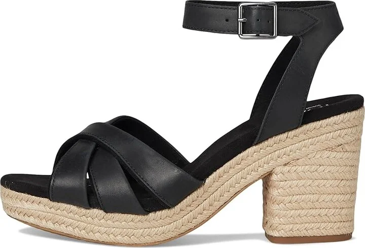 TOMS Majorca Strappy Women's Sandals Black : 8.5 B - Medium, Suede - Image 6