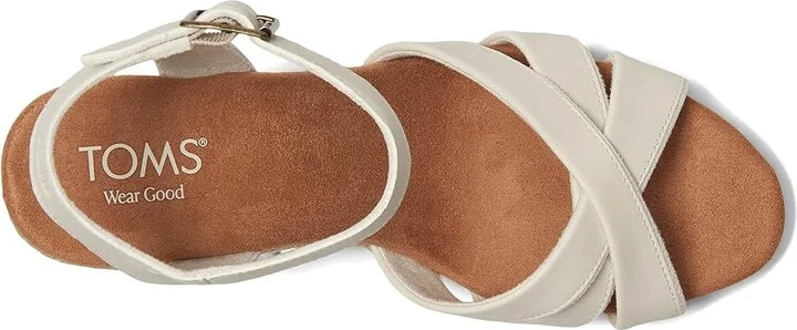 TOMS Majorca Strappy Women's Sandals Light Sand : 8 B - Medium, Suede - Image 2