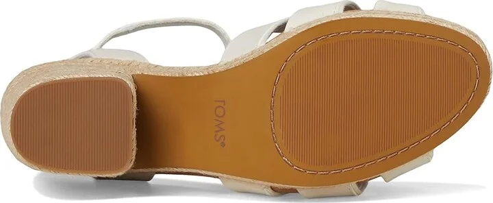 TOMS Majorca Strappy Women's Sandals Light Sand : 8 B - Medium, Suede - Image 3
