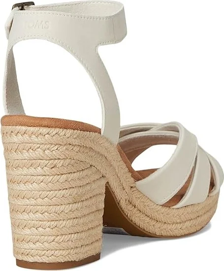 TOMS Majorca Strappy Women's Sandals Light Sand : 8 B - Medium, Suede - Image 4