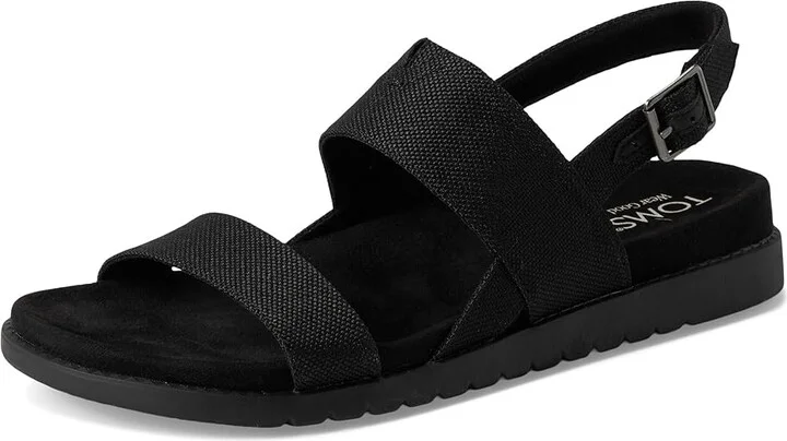 TOMS Marin Sandal Women's Sandals Black : 5.5 B - Medium, Suede - Image 5