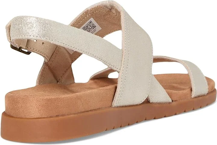 TOMS Marin Sandal Women's Sandals Champagne : 8 B - Medium, Suede - Image 4