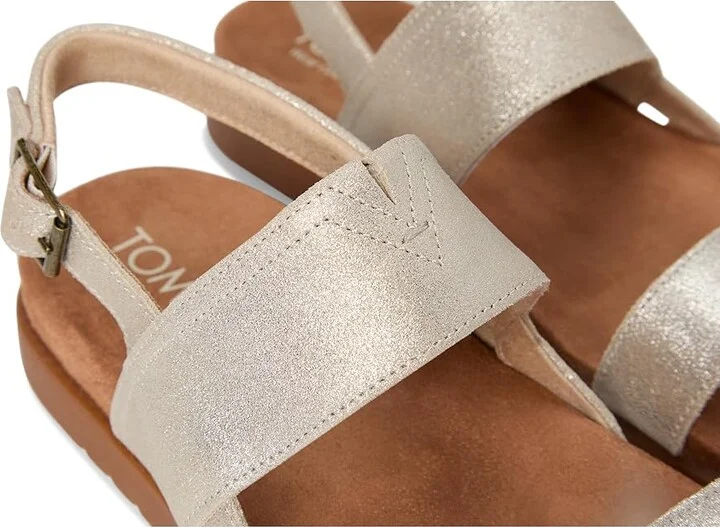 TOMS Marin Sandal Women's Sandals Champagne : 8 B - Medium, Suede - Image 7