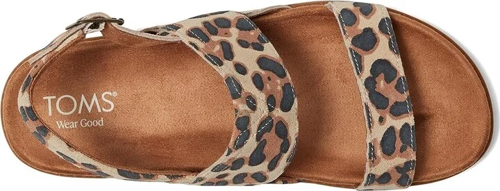 TOMS Marin Sandal Women's Sandals Leopard : 5 B - Medium, Suede - Image 2