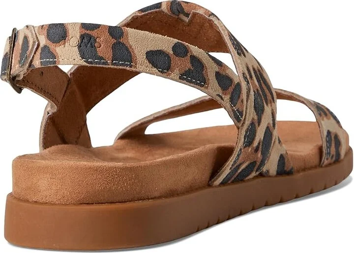 TOMS Marin Sandal Women's Sandals Leopard : 5 B - Medium, Suede - Image 4