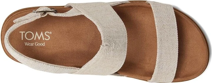 TOMS Marin Sandal Women's Sandals Natural : 11 B - Medium, Suede - Image 2