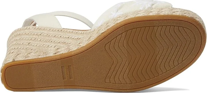 TOMS Marisela Women's Shoes Natural Embroidered Floral : 11 B - Medium, Textile - Image 3