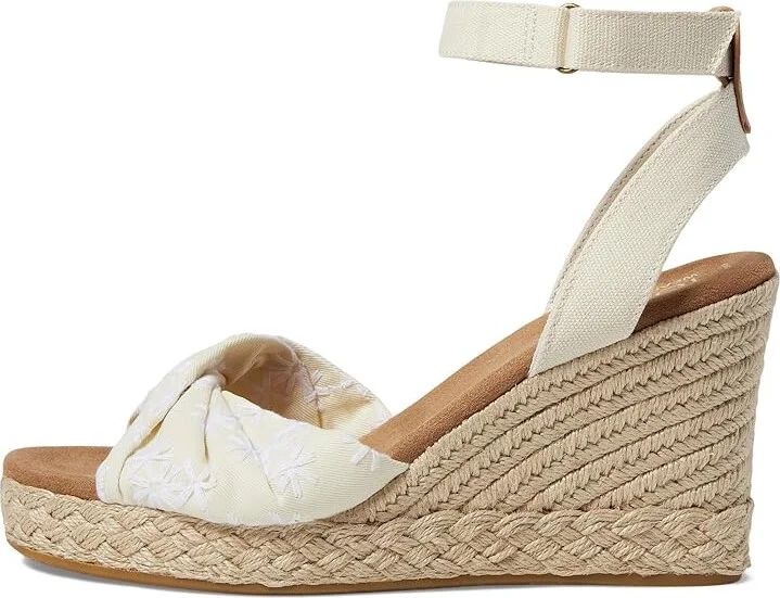 TOMS Marisela Women's Shoes Natural Embroidered Floral : 11 B - Medium, Textile - Image 5