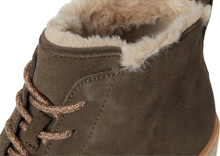 TOMS Maude Lace Up Women's Boots Canteen Suede : 8 B - Medium - Image 7