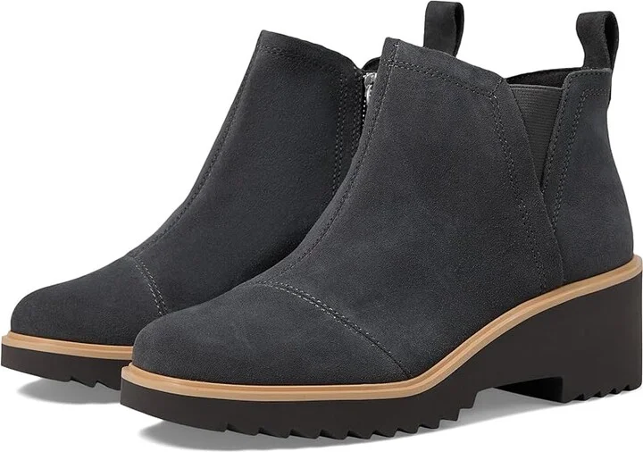 TOMS Maude Women's Shoes Forged Iron : 7.5 B - Medium, Suede