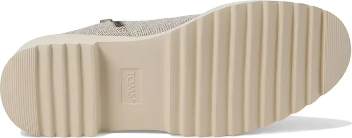 TOMS Maude Women's Shoes Natural Shimmer : 7 B - Medium, Suede - Image 3