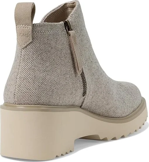 TOMS Maude Women's Shoes Natural Shimmer : 7 B - Medium, Suede - Image 4