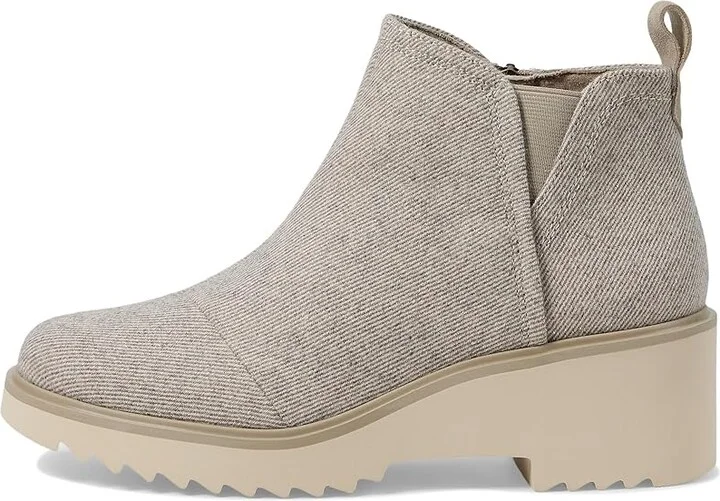 TOMS Maude Women's Shoes Natural Shimmer : 7 B - Medium, Suede - Image 5