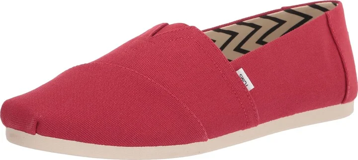 Red Recycled Cotton Canvas