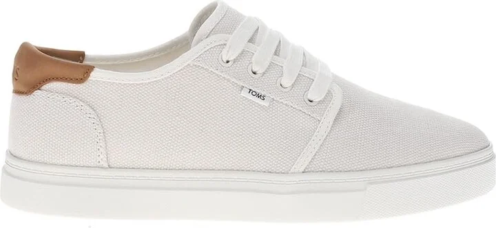 TOMS Mens Carlo 2.0 Lace Up Sneakers Shoes Casual - White - Size 12 D