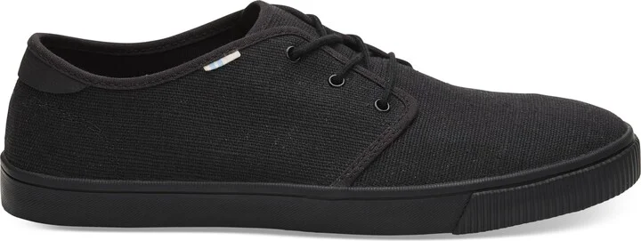 TOMS Mens Carlo Lace Up Sneakers Shoes Casual - Black - Size 11 D